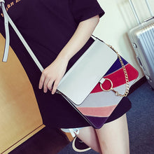 Handbags Top Women Bag Rainbow Frosted Women PU Leather Shoulder Messenger Bag small Square Package