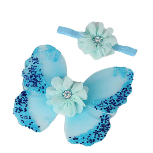 Headwear born Baby Girls Butterfly Wings Costume Po Pography Prop Outfits for Babyhood Freeshippng Top