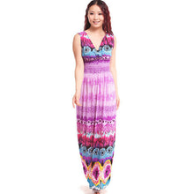 large-size-sexy-deep-v-neck-peacock-shape-bohemia-long-beach-dress-casual-tourism-maxi-dresses BBL