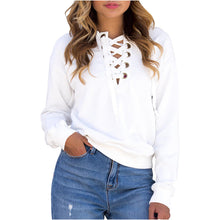 Long Sleeve Bandage Hoodies Sweatshirts Women's Sweatshirts Baseball Hoodies Pullover GV443