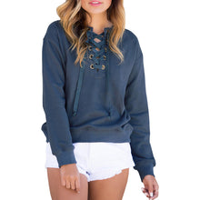 Long Sleeve Bandage Hoodies Sweatshirts Women's Sweatshirts Baseball Hoodies Pullover GV443