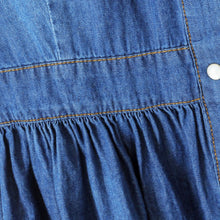 plus-size-women-clothing-new-denim-dress-slim-cowboy-casual-a-line-dress-with-buttons BBL