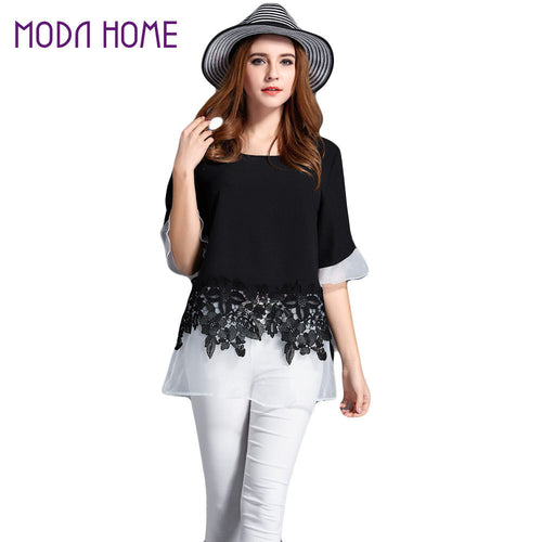 women-blouses-lace-tops-half-sleeve-casual-chiffon-shirt-woman-plus-size-vintage-blouse-blusas-xxxxxl BBL