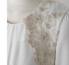Women's Blouse Chiffon Long Sleeve Shirts Crochet Embroidery Lace Tops Plus Size Blusas Femininas GBL-02
