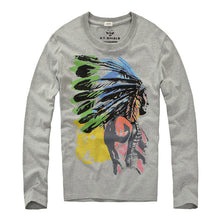 Hip Hop Tops Men Long Sleeve T Shirt Cotton Plus Size Casual Slim Gym Fitness T-shirt For Man