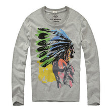 Hip Hop Tops Men Long Sleeve T Shirt Cotton Plus Size Casual Slim Gym Fitness T-shirt For Man