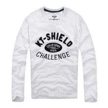 Hip Hop Tops Men Long Sleeve T Shirt Cotton Plus Size Casual Slim Gym Fitness T-shirt For Man