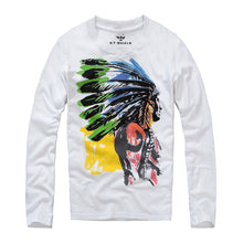 Hip Hop Tops Men Long Sleeve T Shirt Cotton Plus Size Casual Slim Gym Fitness T-shirt For Man