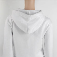 Hooded Sweatshirts Harajuku FLAWLESS Printed Short Tracksuits Jogging Femme Pullovers Crop Tops Feminino