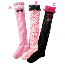 kids-baby-toddler-cotton-high-knee-lace-girls-socks-leg-warm-tight-hose-3-8y-3-colors BBL