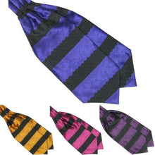 mens-fashion-stripes-long-silk-scarves-cravat-ascot-neck-ties-handkerchief BBL