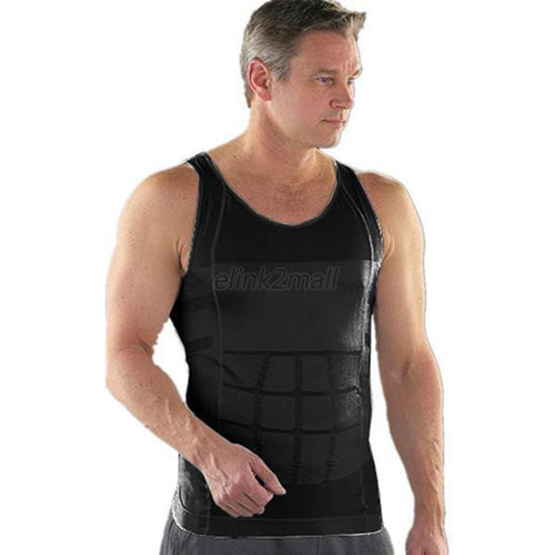mens-underwear-sauna-slimming-tummy-waist-body-shapers-wrap-belt-girdle-corset BBL