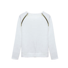 new-women-zipper-sweater-jumper-sweater-pullover-tops-y8 BBL