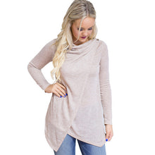 Long Sleeve T Shirts Casual Women Tops Irregular Tee Shirt Femme O Neck Loose T-shirts For Women Plus Size