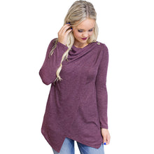 Long Sleeve T Shirts Casual Women Tops Irregular Tee Shirt Femme O Neck Loose T-shirts For Women Plus Size