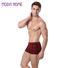 comfortable-men-boxer-shorts-plaid-tartan-elastic-waist-cotton-trunks-men-underwear-boxers-panties-underpants-plus-size BBL