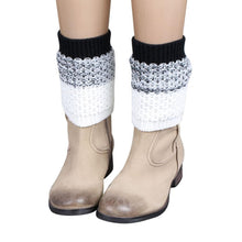 Women Ladies Crochet Knitted Shell Design Boot Cuffs Toppers Knit Leg Warmers Short Liner Boot Socks