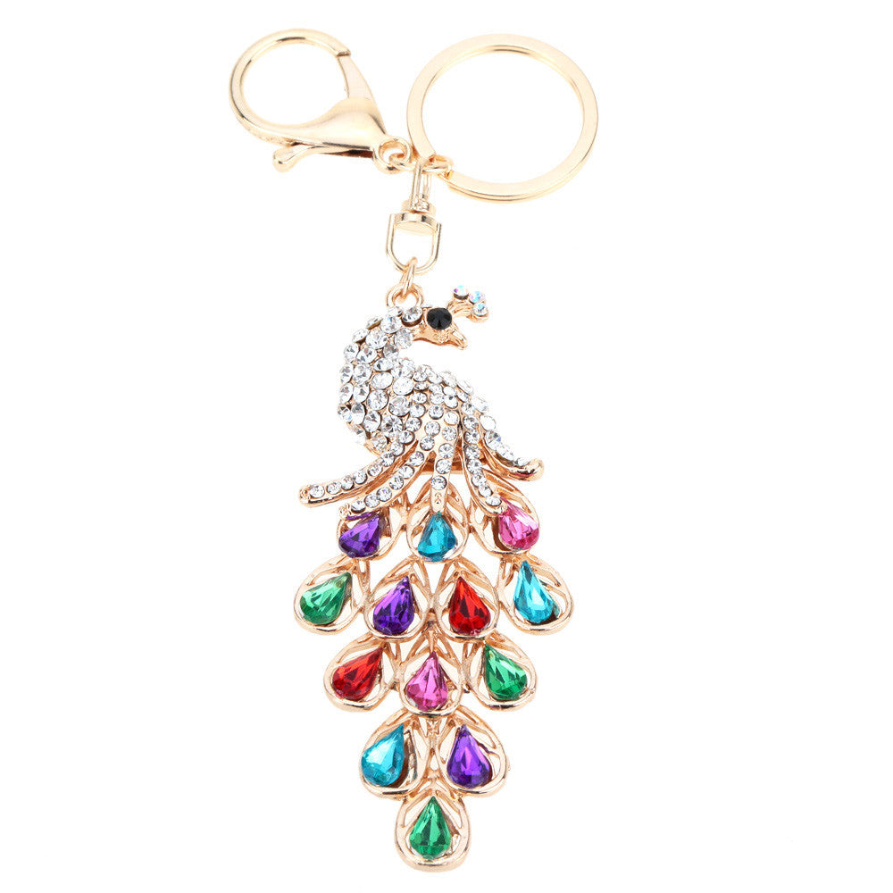 peafowl-pendant-key-ringcolorful-rhinestone-keychain-couple-key-chain-price BBL