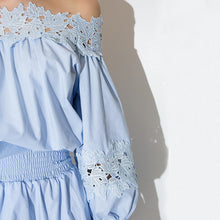 Dress Kawaii Off Shoulder Tunic Women Dresses Big Sizes Long Sleeve Lace Vestidos Sexy Sundress Robe Femme
