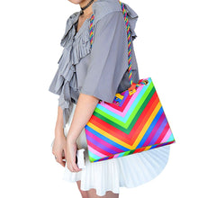 Trendy Women Girl Shoulder Bag Colorful Print Faux Leather Satchel Crossbody Tote Handbag bolsa feminina