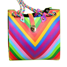 Trendy Women Girl Shoulder Bag Colorful Print Faux Leather Satchel Crossbody Tote Handbag bolsa feminina