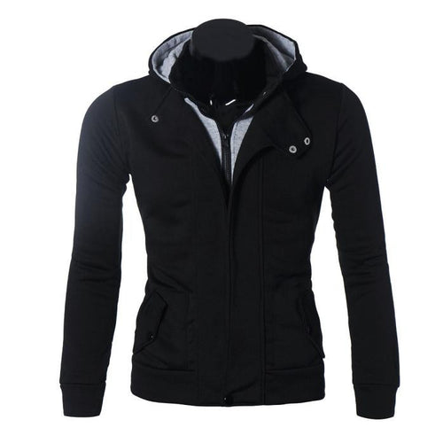 Top Men's Warm Hoodie Hooded Sweatshirt Long Sleeve Jacket Men With Pocket Coat Outwear Casual Plus Size Clothing