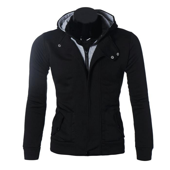 Top Men's Warm Hoodie Hooded Sweatshirt Long Sleeve Jacket Men With Pocket Coat Outwear Casual Plus Size Clothing