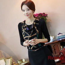 s Women's Chiffon Shirts Long Sleeve Basic Blouses For Ladies Tops Clothings White Black J1952