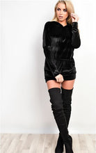 Women Hooded Dresses Slim Overalls Women Gold Velour Mini Dress Vestidos LX131