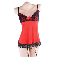 sexy-lingerie-women-lace-dress-red-babydoll-sleepwear-g-string-underwear-sets BBL