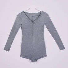 sexy-women-v-neck-button-long-sleeve-jumpsuit-bodycon-rompers-shorts-bodysuit BBL