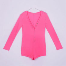 sexy-women-v-neck-button-long-sleeve-jumpsuit-bodycon-rompers-shorts-bodysuit BBL