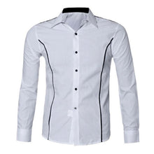 Fashion Mens Luxury Long Sleeve Casual Slim Fit Stylish Dress Shirts Shirt Tops Tees