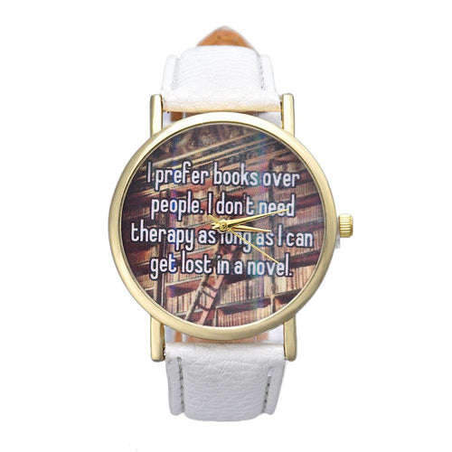 style Casual Fashion Women Men Fresh Blue Dial Pattern Students Watch relogio feminino