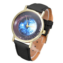 style Casual Fashion Women Men Fresh Blue Dial Pattern Students Watch relogio feminino