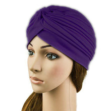 indian-cap-pleated-headwrap-turban-stretchy-band-hats-for-women-cloche-chemo-hijab-beanies-new BBL