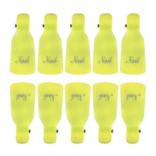 10pc Nail Art Polish Lacquer Easy Remover Soak Off Cap Clip Magic UV Gel Nail Polish Remover Wrap Tools