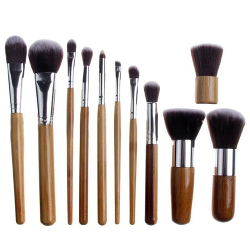 1 Wooden Handle Professional Makeup Cosmetic Eyeshadow Foundation Concealer Brush Tool Set Brushes Gift