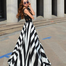 exy Women Long Maxi Evening Party Beach Lace Chiffon Dress