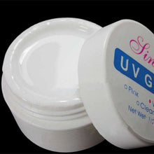 2 in1 White Pink Color UV Gel Nail UV Builder Gel Nail Art Manicure Tips Glue