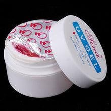 2 in1 White Pink Color UV Gel Nail UV Builder Gel Nail Art Manicure Tips Glue