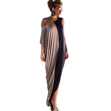 Women Casual Loose Off Shoulder Long Maxi Dress plus size office dress