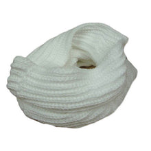 Warm Knitted Neck Circle Wool Blend Scarf Fast Shipping