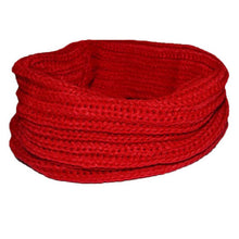 Warm Knitted Neck Circle Wool Blend Scarf Fast Shipping