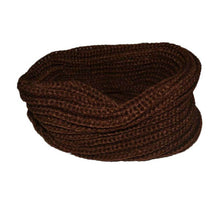 Warm Knitted Neck Circle Wool Blend Scarf Fast Shipping