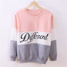Womens Letters Printed Long Sleeve Sweatshirt Pullover Shirt Tops Blouse