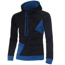 Men's Fashion Slim Fit Long Sleeve Splice Hooded Hoodies Outwear Top Hooded Sportswear