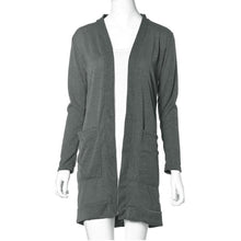 Korean Womens Lady Elegant Casual Knit Sleeve Sweater Coat Loose Long Cardigan Jacket Fast Shipping