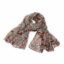 Women Ladies Owl Print Long Scarf Warm Wrap Shawl Fast Shipping
