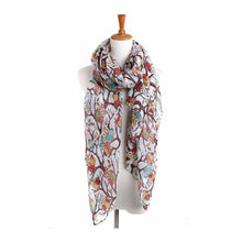 Women Ladies Owl Print Long Scarf Warm Wrap Shawl Fast Shipping